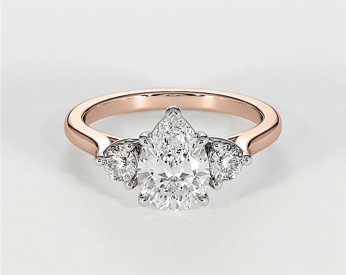 Quincy - Pear - Engagement Rings - Ramzi & Co.®