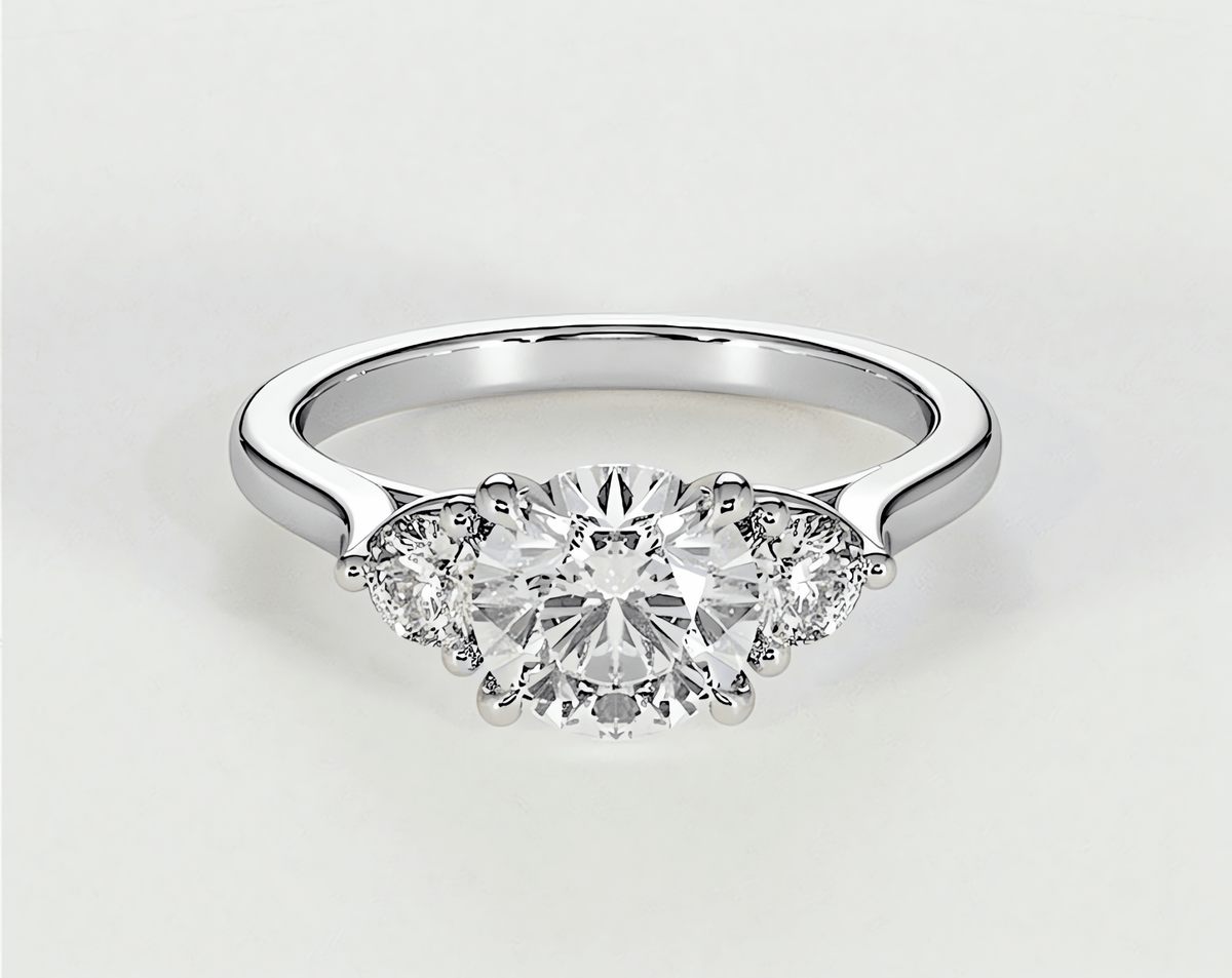 Quincy - Round - Engagement Rings - Ramzi & Co.®