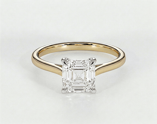 Rebecca - Asscher - Engagement Rings - Ramzi & Co.®