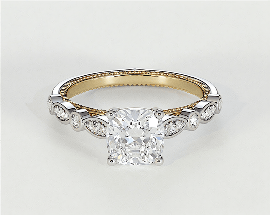 Reyah - Cushion - Engagement Rings - Ramzi & Co.®