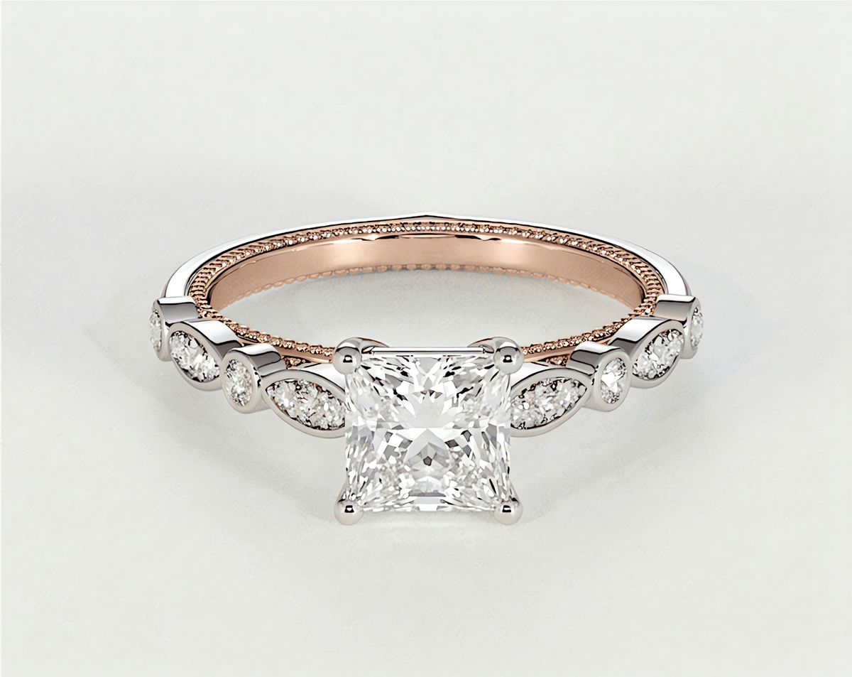 Reyah - Princess - Engagement Rings - Ramzi & Co.®