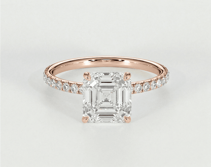 Rose - Asscher - Engagement Rings - Ramzi & Co.®