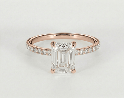 Rose - Emerald - Engagement Rings - Ramzi & Co.®
