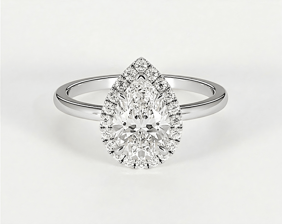Ruby - Pear - Engagement Rings - Ramzi & Co.®