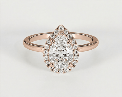 Ruby - Pear - Engagement Rings - Ramzi & Co.®