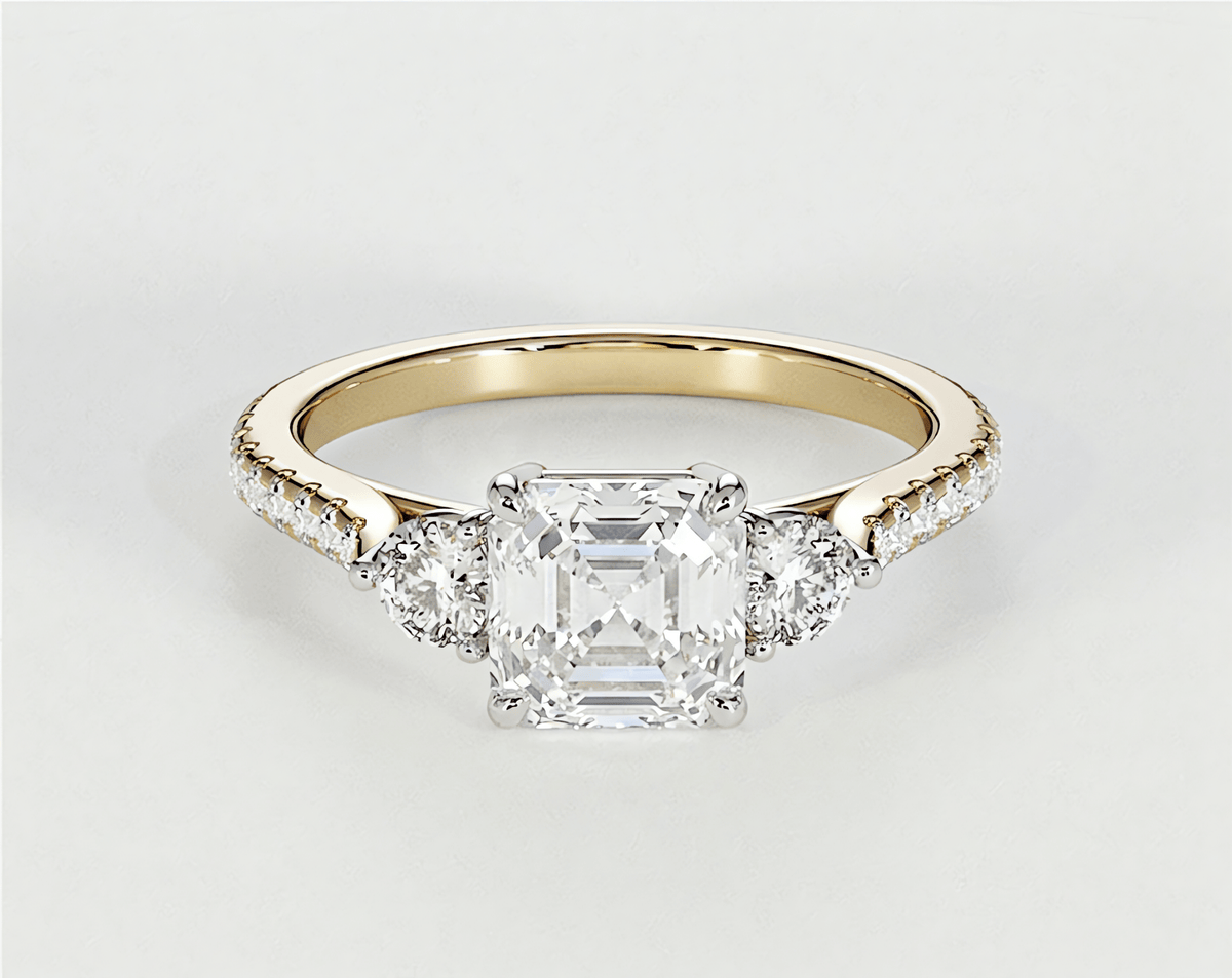 Sahara - Asscher - Engagement Rings - Ramzi & Co.®