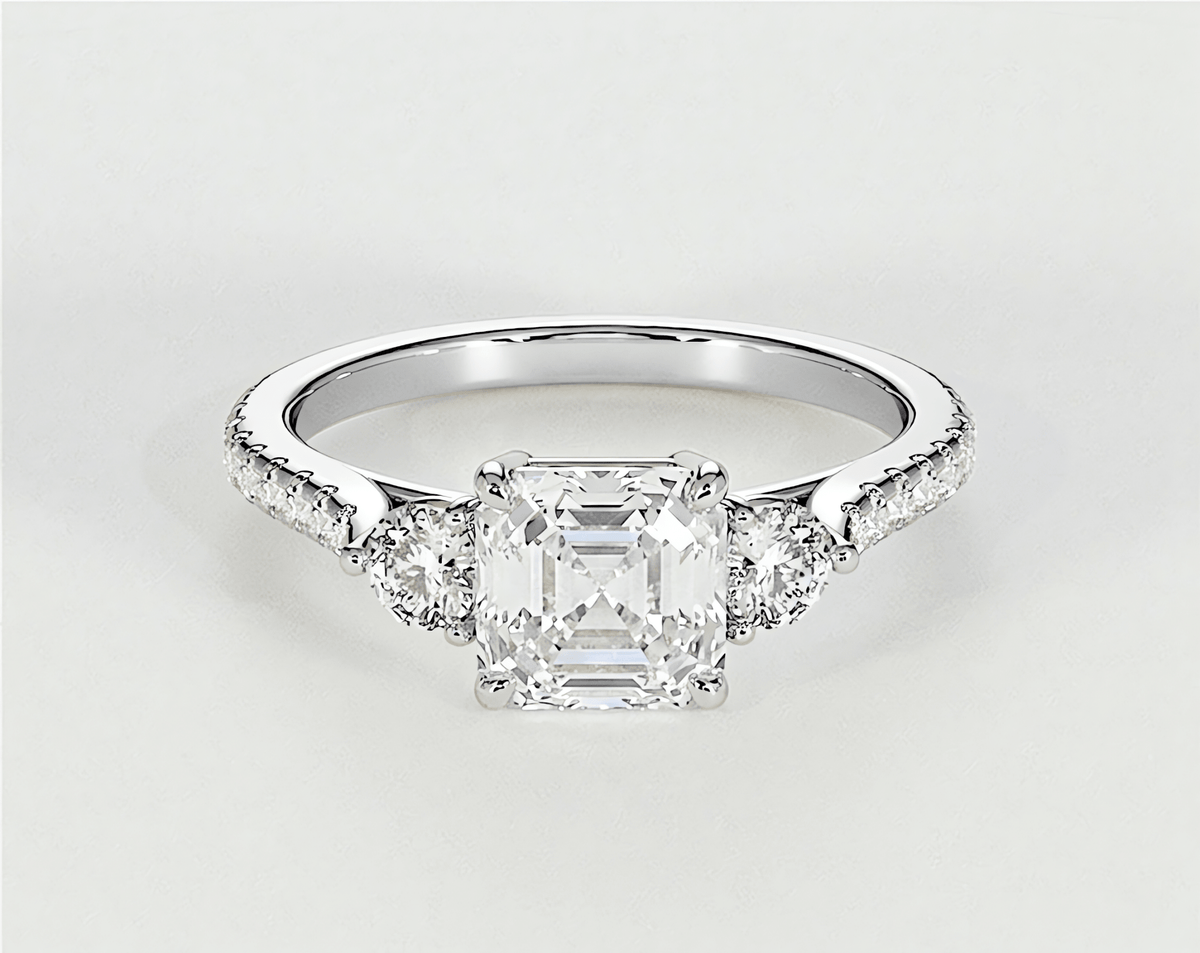 Sahara - Asscher - Engagement Rings - Ramzi & Co.®