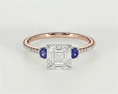 Sahira - Asscher - Engagement Rings - Ramzi & Co.®
