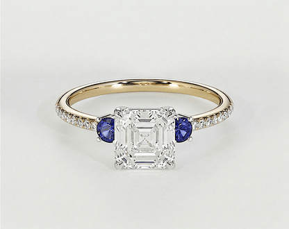 Sahira - Asscher - Engagement Rings - Ramzi & Co.®