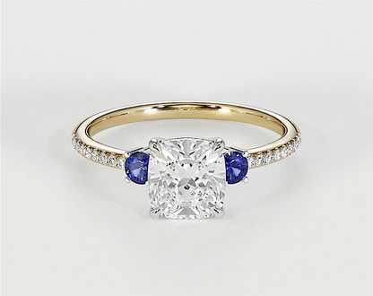 Sahira - Cushion - Engagement Rings - Ramzi & Co.®