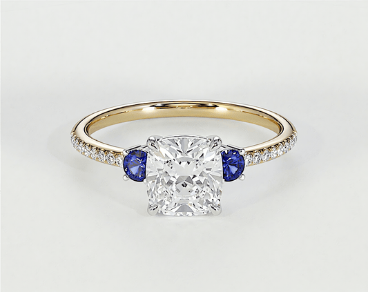 Sahira - Cushion - Engagement Rings - Ramzi & Co.®