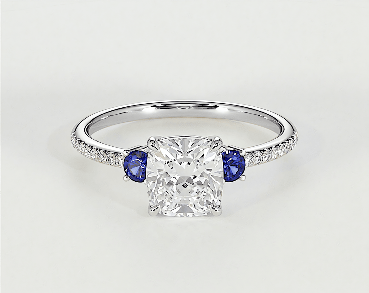 Sahira - Cushion - Engagement Rings - Ramzi & Co.®