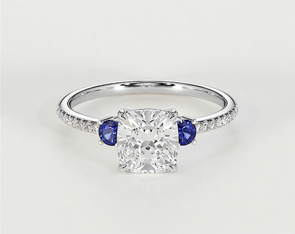 Sahira - Cushion - Engagement Rings - Ramzi & Co.®