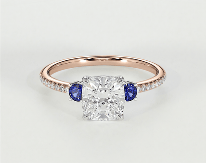 Sahira - Cushion - Engagement Rings - Ramzi & Co.®