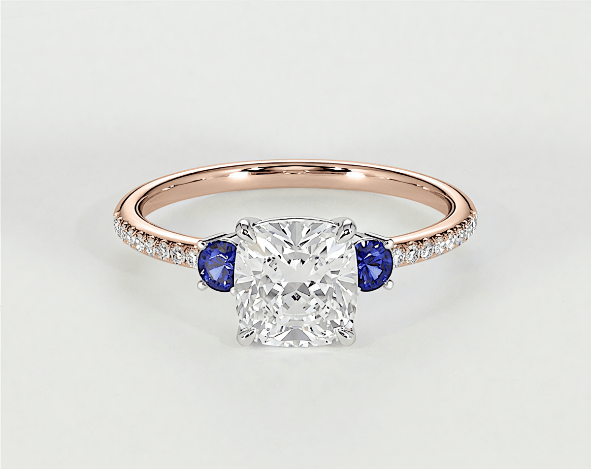 Sahira - Cushion - Engagement Rings - Ramzi & Co.®