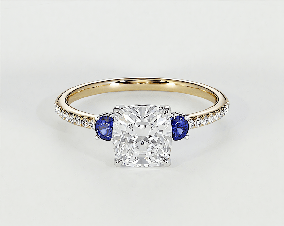 Sahira - Cushion - Engagement Rings - Ramzi & Co.®