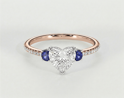 Sahira - Heart - Engagement Rings - Ramzi & Co.®