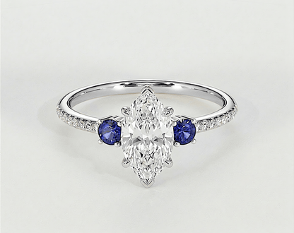 Sahira - Marquise - Engagement Rings - Ramzi & Co.®