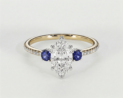 Sahira - Marquise - Engagement Rings - Ramzi & Co.®