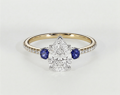 Sahira - Pear - Engagement Rings - Ramzi & Co.®