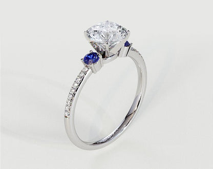 Sahira - Radiant - Engagement Rings - Ramzi & Co.®