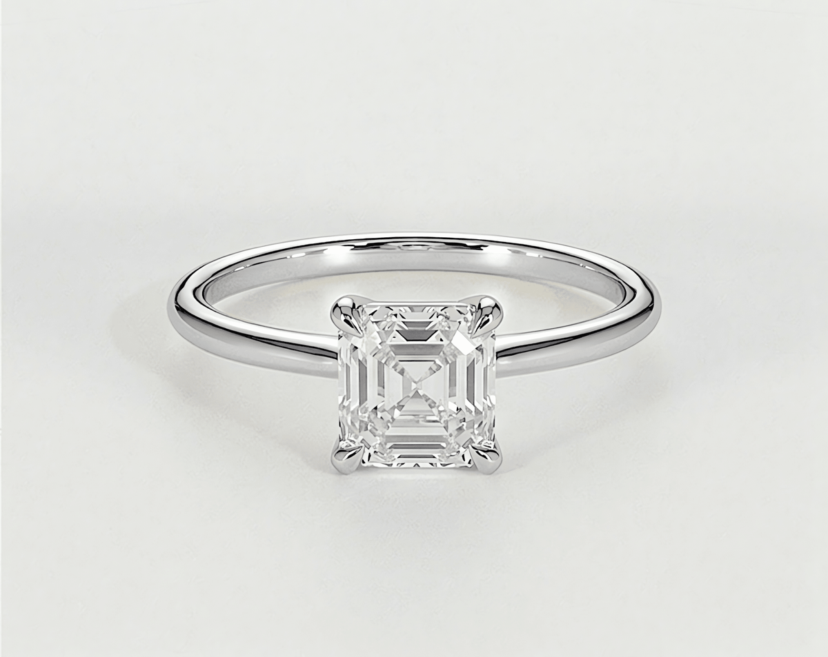 Samantha - Asscher - Engagement Rings - Ramzi & Co.®