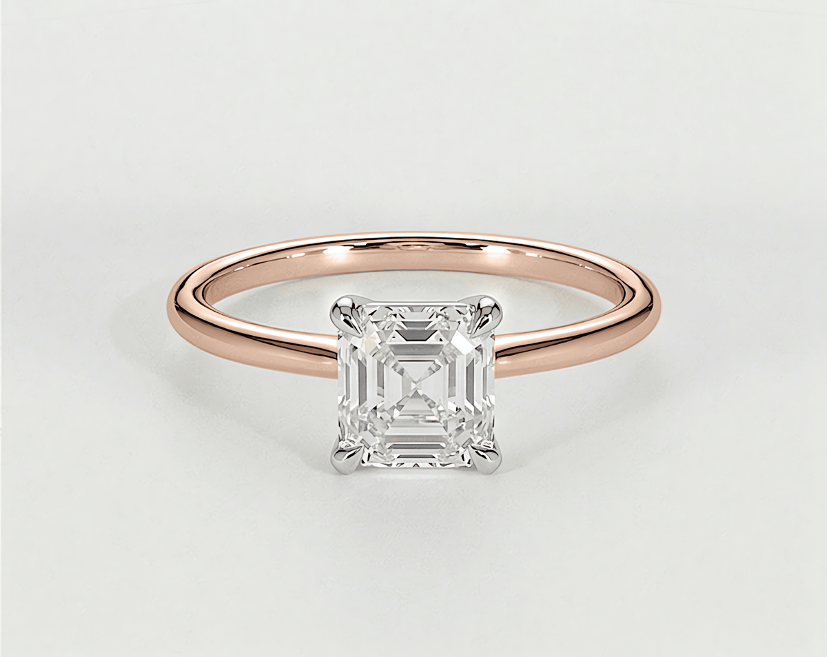 Samantha - Asscher - Engagement Rings - Ramzi & Co.®