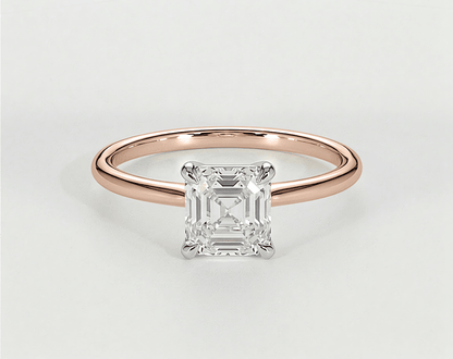 Samantha - Asscher - Engagement Rings - Ramzi & Co.®