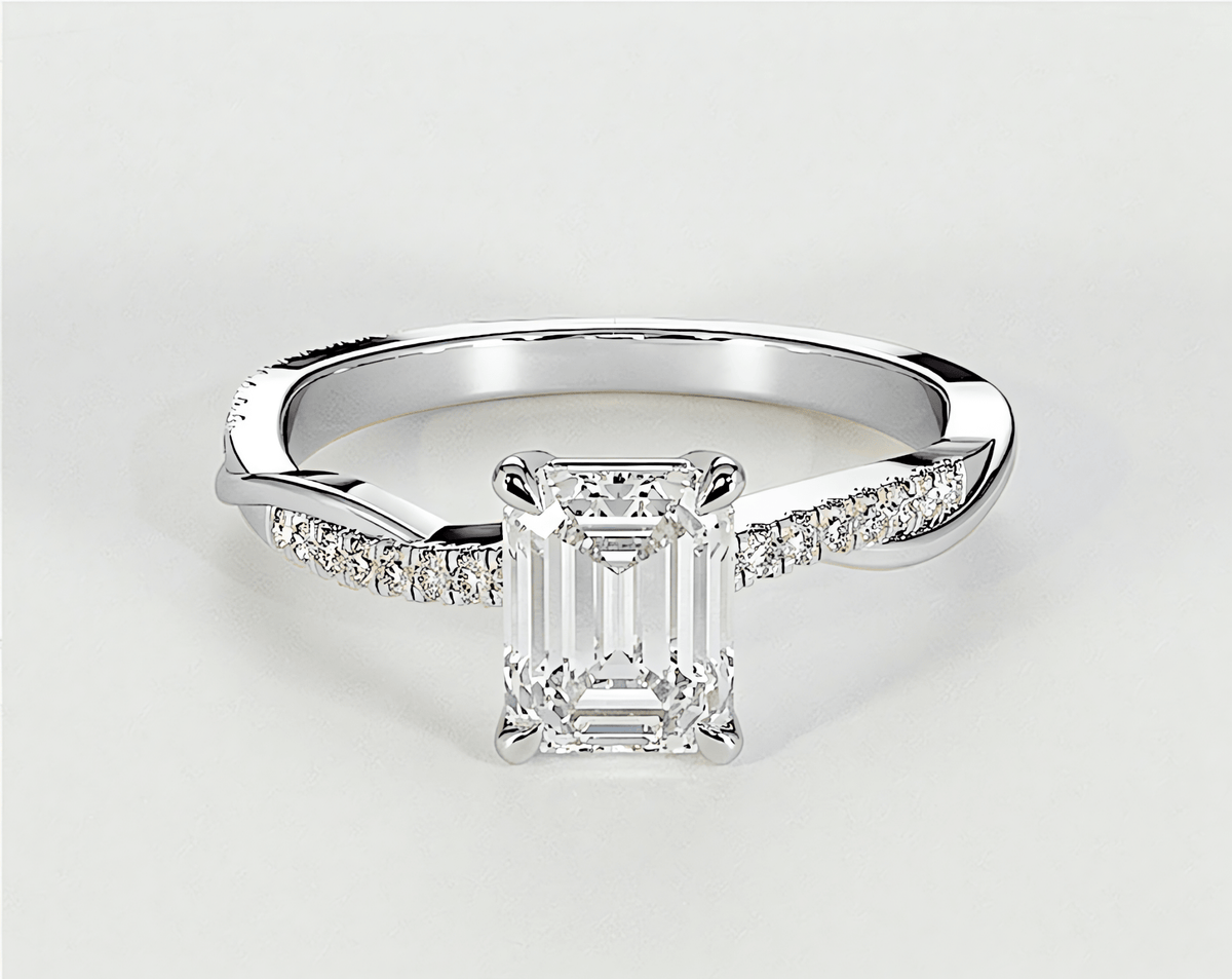 Scarlett - Emerald - Engagement Rings - Ramzi & Co.®