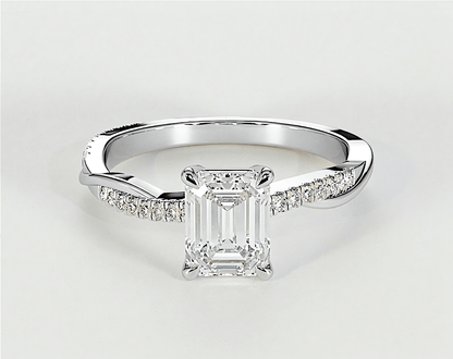 Scarlett - Emerald - Engagement Rings - Ramzi & Co.®