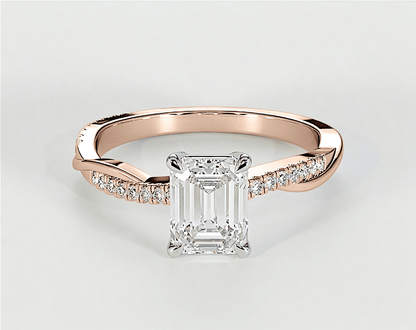 Scarlett - Emerald - Engagement Rings - Ramzi & Co.®
