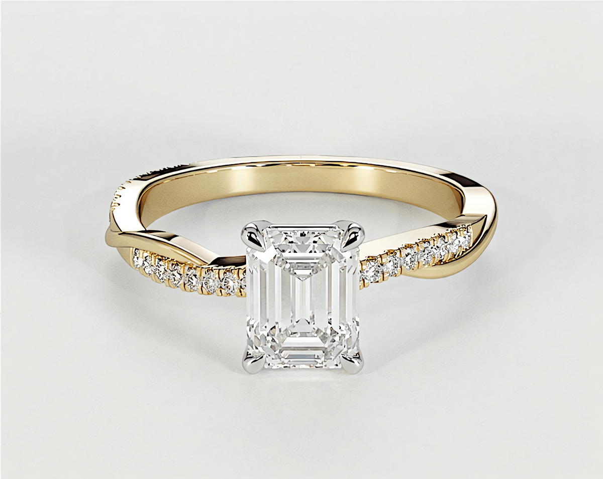 Scarlett - Emerald - Engagement Rings - Ramzi & Co.®