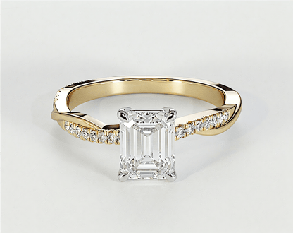 Scarlett - Emerald - Engagement Rings - Ramzi & Co.®
