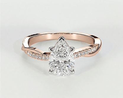 Scarlett - Pear - Engagement Rings - Ramzi & Co.®