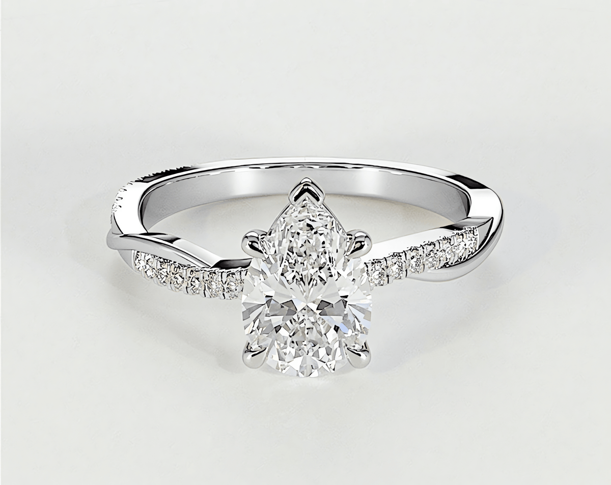 Scarlett - Pear - Engagement Rings - Ramzi & Co.®