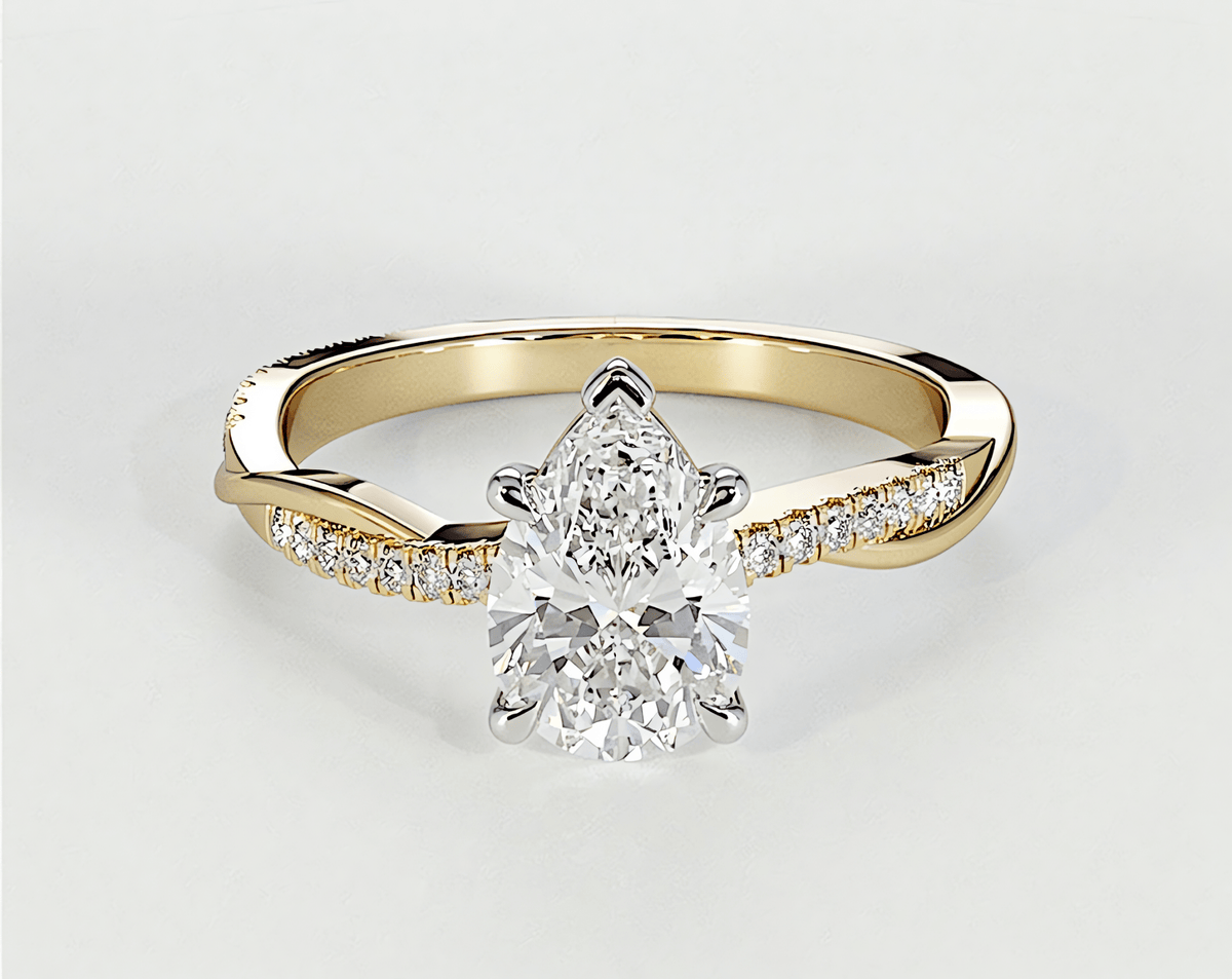 Scarlett - Pear - Engagement Rings - Ramzi & Co.®
