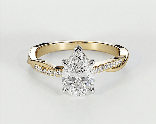 Scarlett - Pear - Engagement Rings - Ramzi & Co.®