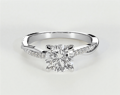 Scarlett - Round - Engagement Rings - Ramzi & Co.®