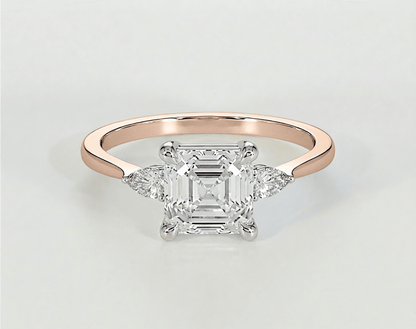 Serena - Asscher - Engagement Rings - Ramzi & Co.®