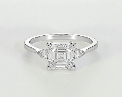 Serena - Asscher - Engagement Rings - Ramzi & Co.®