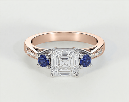 Sienna - Asscher - Engagement Rings - Ramzi & Co.®