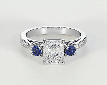Sienna - Radiant - Engagement Rings - Ramzi & Co.®
