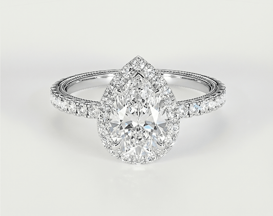 Stephanie - Pear - Engagement Rings - Ramzi & Co.®