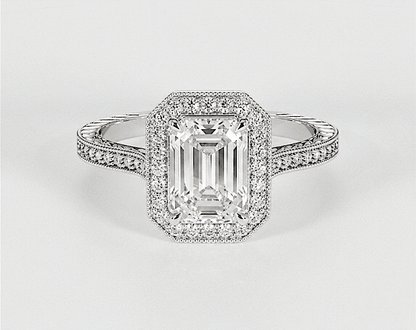 Taylor - Emerald - Engagement Rings - Ramzi & Co.®