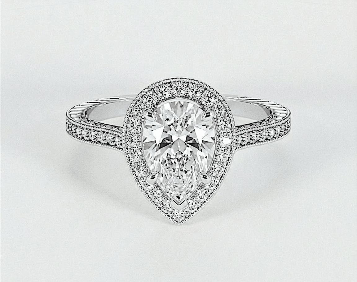 Taylor - Pear - Engagement Rings - Ramzi & Co.®