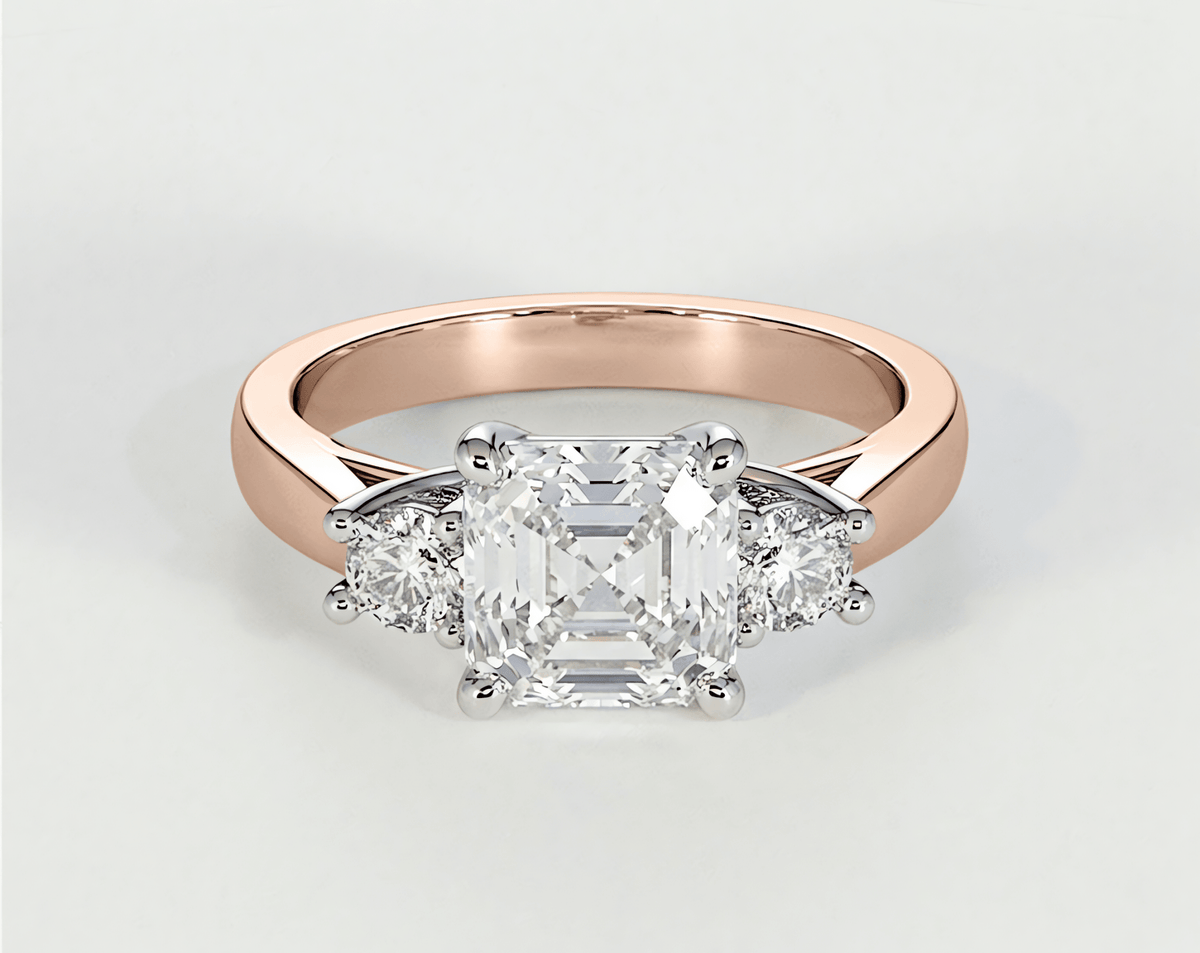 Tessa - Asscher - Engagement Rings - Ramzi & Co.®