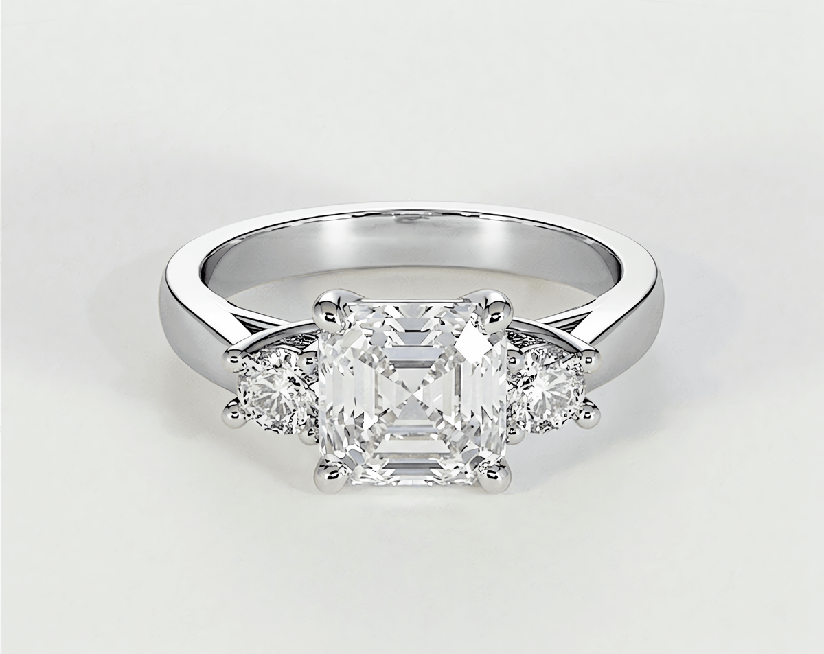 Tessa - Asscher - Engagement Rings - Ramzi & Co.®
