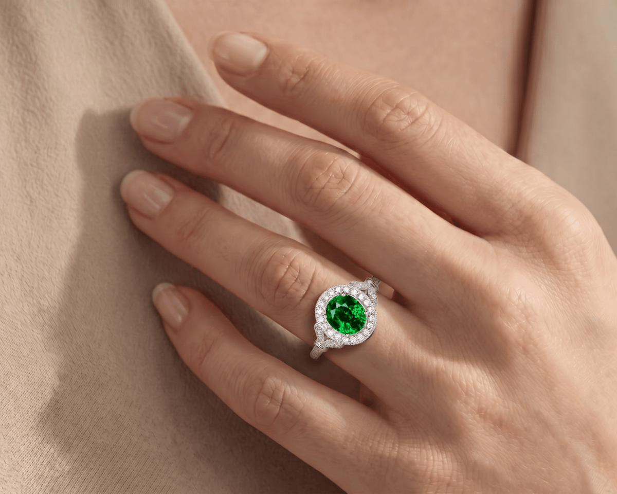 Tsavorite Garnet Vintage Ring - Ramzi & Co.®