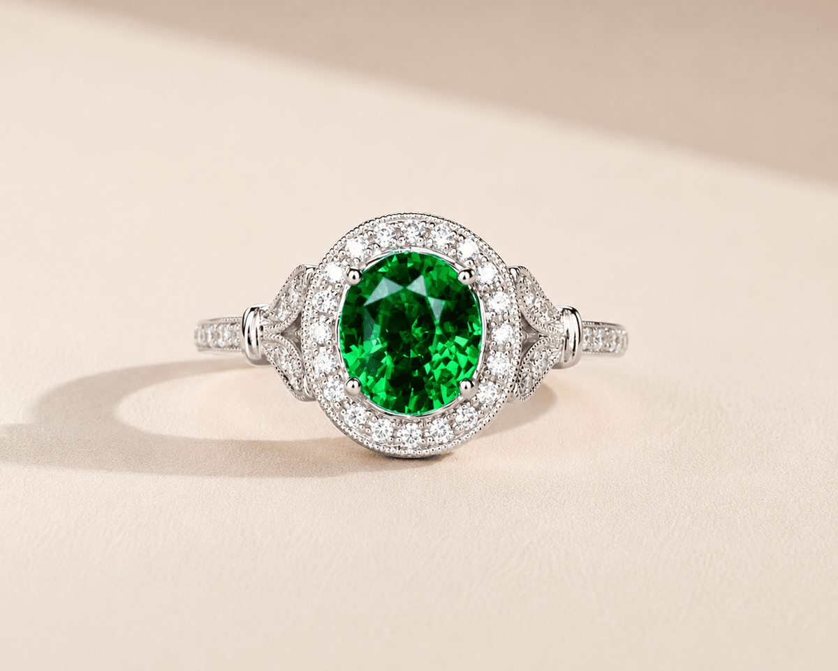 Tsavorite Garnet Vintage Ring - Ramzi & Co.®