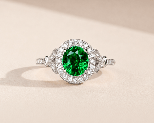 Tsavorite Garnet Vintage Ring - Ramzi & Co.®